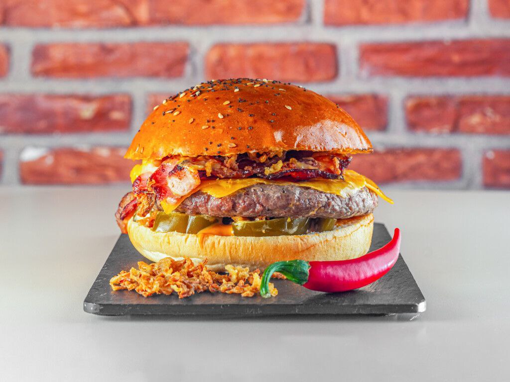 Menú Hot Cheese Burger
