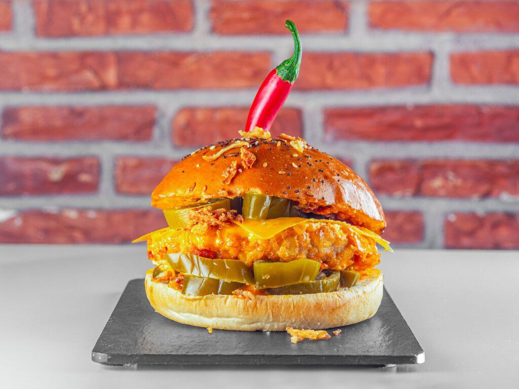 Menú Hot Chicken Burger